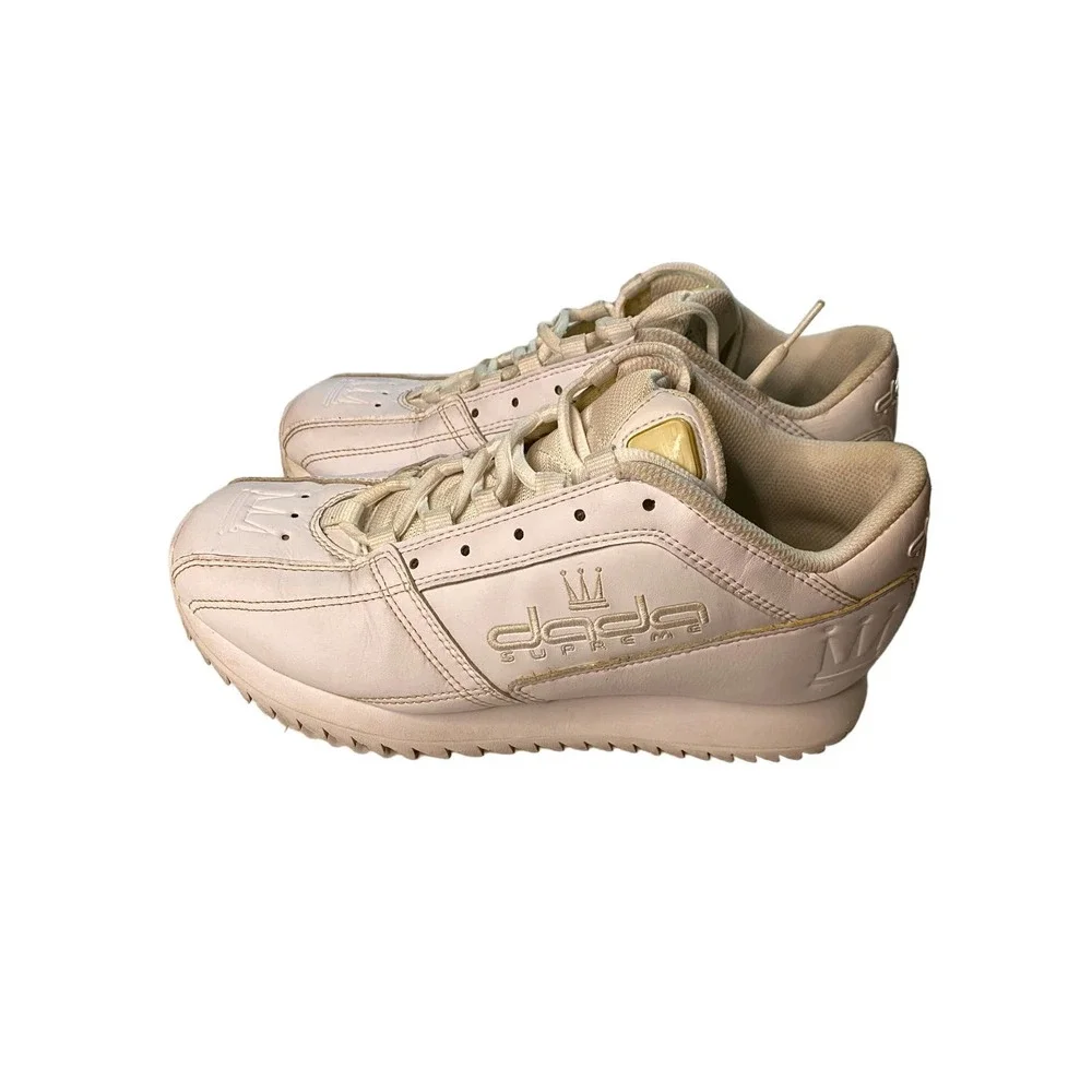 dada | Shoes | Vintage Dada Supreme White Sneakers Mens Size  display picture 1